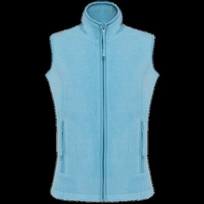 Chaleco micropolar para chica Cloudy blue heather XL
