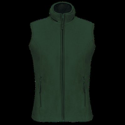 Chaleco micropolar para chica Forest Green M