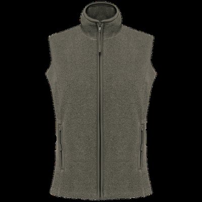 Chaleco micropolar para chica Green Marble Heather 3XL