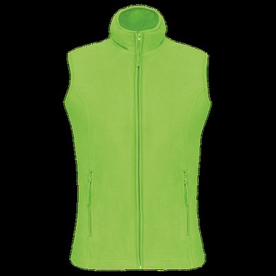 Chaleco micropolar para chica Lime S