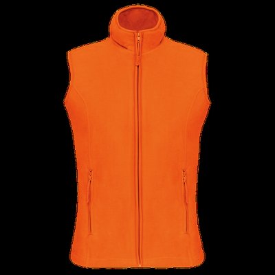 Chaleco micropolar para chica Orange Xs