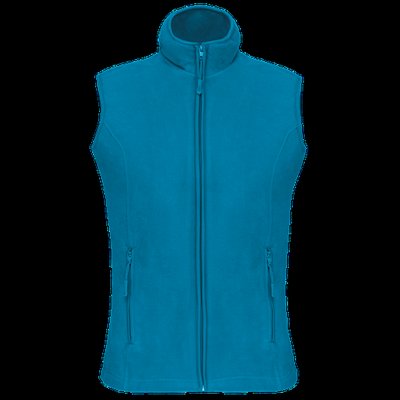 Chaleco micropolar para chica Tropical Blue M