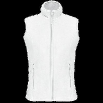 Chaleco micropolar para chica White XS