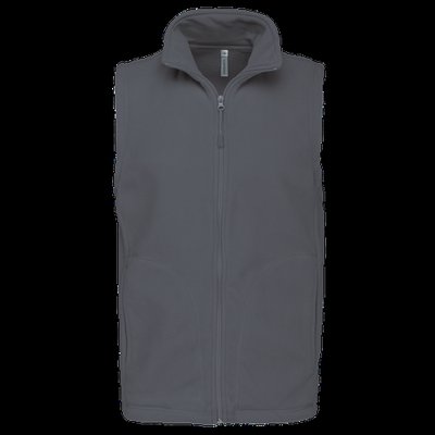 Chaleco micropolar hombre cremallera y bolsillos Convoy Grey XXL