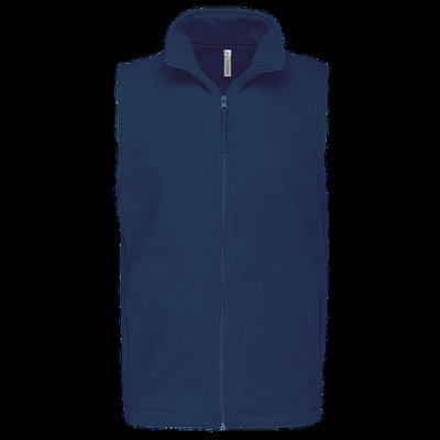 Chaleco micropolar hombre cremallera y bolsillos True Indigo XXL