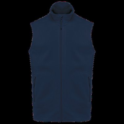 Chaleco micropolar reciclado unisex Navy 3Xl