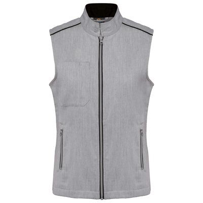Chaleco mujer con bolsillos Marl Oxford Grey / Black XS