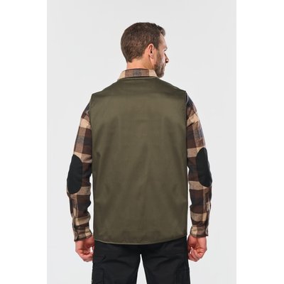 Chaleco multibolsillos con forro unisex