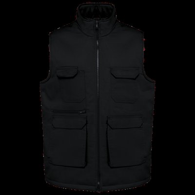 Chaleco multibolsillos unisex Black Xs