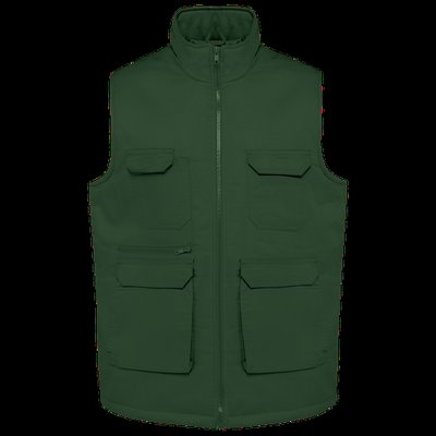 Chaleco multibolsillos unisex Forest Green 5XL