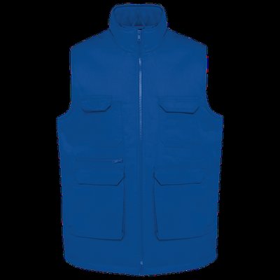 Chaleco multibolsillos unisex Royal Blue M