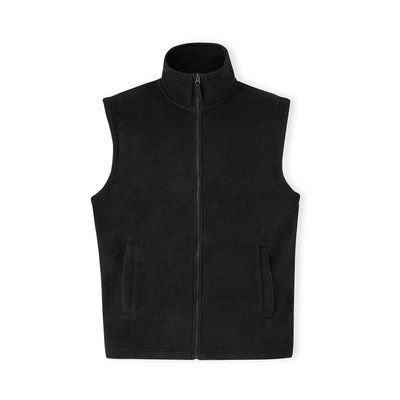 Chaleco Polar Cuello Alto Neg XS