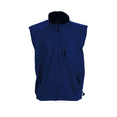 Chaleco Polar con Interior en Negro Marino M