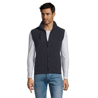 Chaleco Polar Unisex 320g Azul Mar S