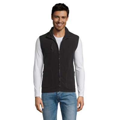 Chaleco Polar Unisex 320g Negro Xs