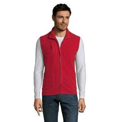 Chaleco Polar Unisex 320g Rojo Xs