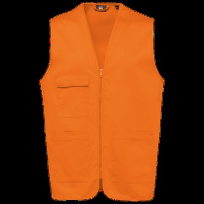 Chaleco polialgodón multibolsillos Orange XXL