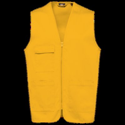 Chaleco polialgodón multibolsillos Yellow XL