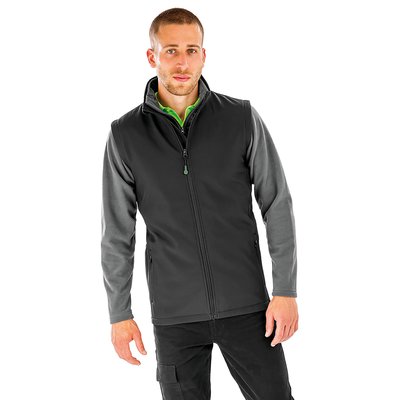 Chaleco reciclado impermeable hombre