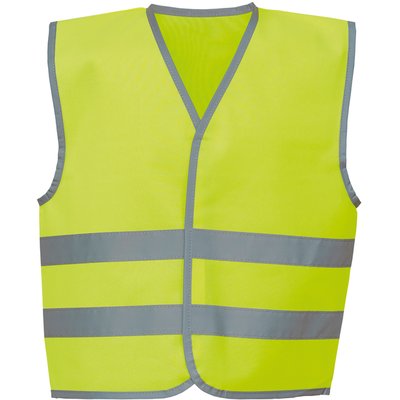 Chaleco reflectante infantil Hi Vis Yellow 10/12 Ans