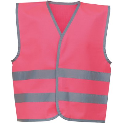 Chaleco reflectante infantil Pink 10/12 ans
