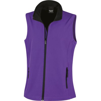 Chaleco Resistente al agua y cortavientos Purple / Black Xl