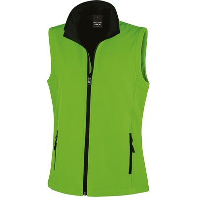 Chaleco Resistente al agua y cortavientos Vivid Green / Black Xl