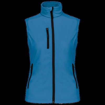 Chaleco sofshell mujer impermeable Aqua Blue 4Xl