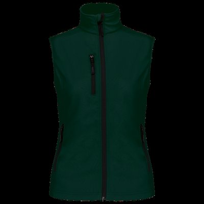 Chaleco sofshell mujer impermeable Bottle Green Xl
