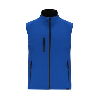 Chaleco Soft Shell RPET impermeable Azul XXXL