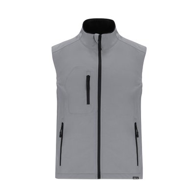 Chaleco Soft Shell RPET impermeable Gri XXXL