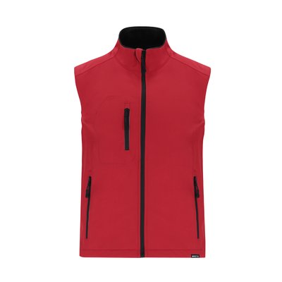 Chaleco Soft Shell RPET impermeable Roj XXXL