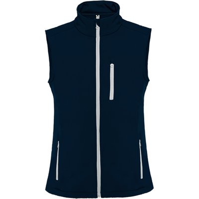 Chaleco Softshell 2 Capas Interior Cálido Marino S