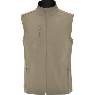 Chaleco softshell cremallera y forro polar Arena Oscuro M