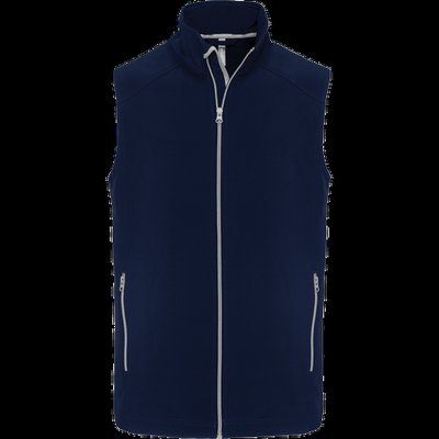 Chaleco softshell hombre 2 capas Navy XL
