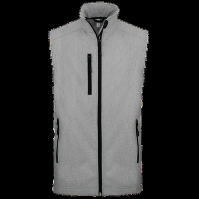 Chaleco softshell hombre impermeable Marl Grey 3Xl