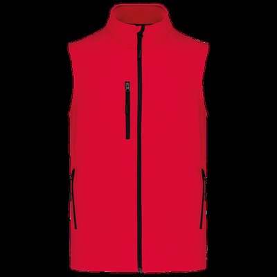 Chaleco softshell hombre impermeable Red 4Xl
