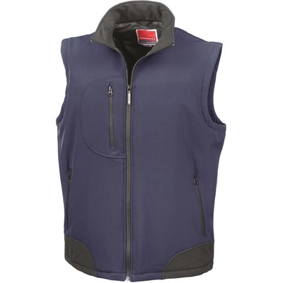 Chaleco Softshell Impermeable Navy S