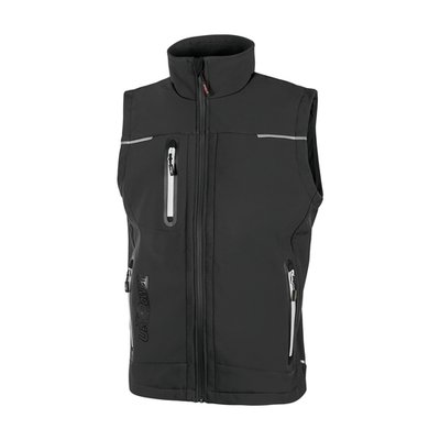 Chaleco softshell impermeable y resistente al viento Asphalt Grey Xxl