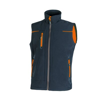 Chaleco softshell impermeable y resistente al viento Deep Blue L