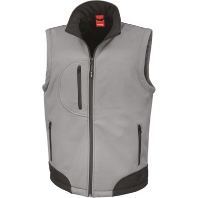 Chaleco Softshell Impermeable Workguard Grey S