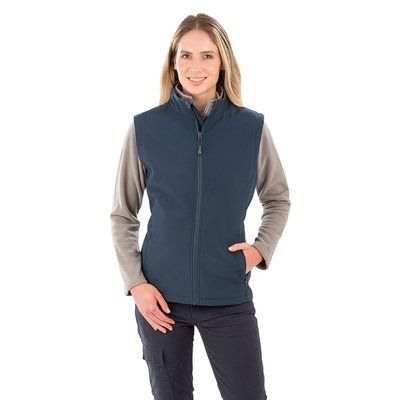 Chaleco softshell reciclado para mujer