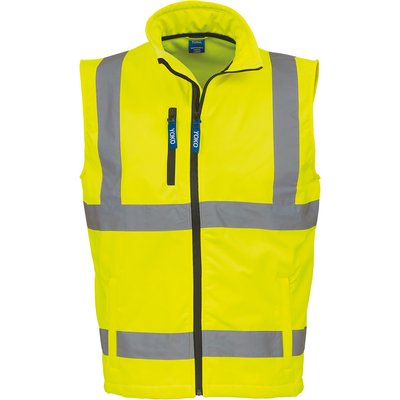 Chaleco Softshell con reflectante Hi Vis Yellow Xl