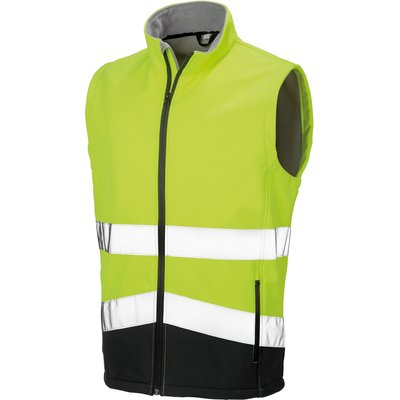 Chaleco Softshell Reflectante Impermeable Fluorescent Yellow / Black S