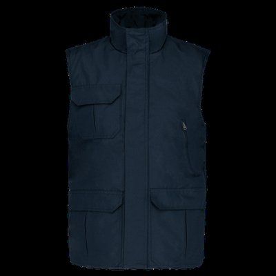 Chaleco de trabajo de poliéster Navy 4XL