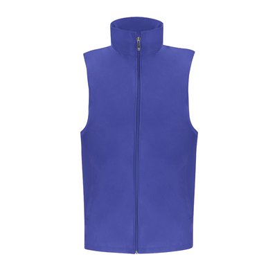Chaleco Unisex Ligero con Cuello Alto Azul L