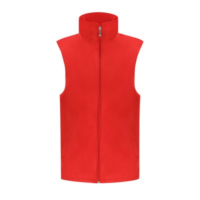 Chaleco Unisex Ligero con Cuello Alto Roj XXXL