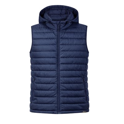 Chaleco unisex RPET con capucha y bolsillos Mar Xxl