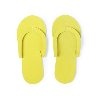 Chanclas desechables Amarillo