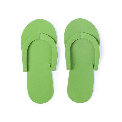 Chanclas desechables Verde